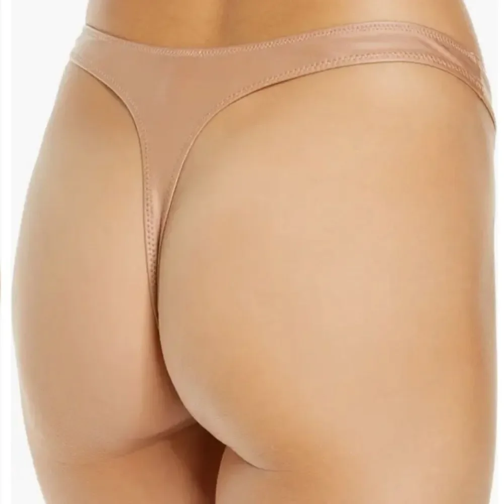 SKIMS Wet Jersey Dipped Thong | Sienna sz L